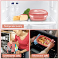 Miniatyrbilde 5 av 5: Bento Box Vuxen Lunchbox. 1900ml 3-lags matlådebehållare