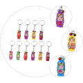Miniatyrbild 7 av 9: 72 st Matryoshka Nyckelring Ryska Dockor Nyckelringar Nyckelkedja Trä Nyckelring Färgad Måla Hänge Ryska Dockor Nyckelring Matryoshka Hänge Slumpmässig