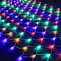 Miniatyrbillede 6 af 7: Julelys Net, 360 LED 12ft x 5ft Sammenkædelig Net Lys, 8 Tilstande Lav Spænding Sikker Adapter til Juletræer, Buske, Bryllup,
