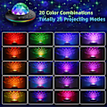 Miniatyrbilde 2 av 5: Stjerneprojektor. Galaxy projektorlys. Ocean Wave Led