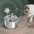 Miniatyrbillede 4 af 5: Kattevanddispenser i rustfrit stål Automatisk cirkulationsflow Pet Smart Water Drinker Drickskål