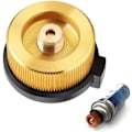 Miniatyrbilde 1 av 5: Campingmunnstykke Flaske Convert Adapter Connector - Spis Connector for Butan Canister