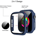 Miniatyrbild 3 av 5: 2-pack hårt PC-fodral kompatibelt med Apple Watch Series 3/2/1 42mm,