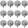 Miniatyrbillede 1 af 5: laser disco 4D folieballong 12 stk