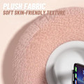 Miniatyrbilde 5 av 5: Snuggle Screen Pillow, 360° Justerbart Nettbrettstativ & Telefonpute, Fuzzy Skål med Telefonholder - Komfortabel Bruk for Seng, Sofa (Grå, 1 STK) Grå