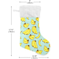 Miniatyrbillede 3 af 7: Jule-Strømpe, Personlige Jule-Strømper Sæt af 2 Gule Banan Print 45,7 cm Jule-Strømper Hængende Ornament Pejs til Træ Dekoration