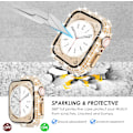 Miniatyrbillede 3 af 6: 2 i 1 Bling Vandtæt Etui til iWatch Series 6
