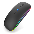 Miniatyrbillede 4 af 4: Trådløs gamingmus - Komfortabel ergonomisk mus til computer