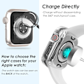 Miniatyrbillede 6 af 6: 2 i 1 Bling vandtæt etui til iWatch Series 6