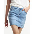 Miniatyrbilde 3 av 5: Kvinners Casual Kort Denim Skjørt