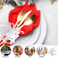 Miniatyrbillede 5 af 5: 50 stk. Engangs Jingle Bell Servietringe i Papir, Ringe til Bordet