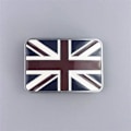 Miniatyrbillede 3 af 5: Bæltespænde med britisk flag i zinklegering