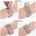 Miniatyrbilde 3 av 5: Myk, justerbar erstatningsrem i silikon for Fitbit Sense 2, Versa 3/4
