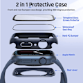 Miniatyrbillede 2 af 6: 2 i 1 Vandtæt Etui til Apple Watch Series 8