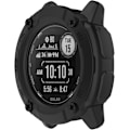 Miniatyrbillede 4 af 5: Beskyttelsescover Kompatibelt med Garmin Instinct 2X, Bløde Anti-Drop TPU Beskyttelsesetuier Smart Watch Tilbehør (Sort) Sort