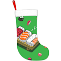 Miniatyrbild 2 av 8: Sovande Sushi Julstrumpa Julstrumpehållare Julstrumpa Personlig Julpynt Godispåse Väska Tema Jultomten Sovande