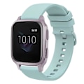 Miniatyrbild 1 av 5: For Garmin Venu Sq 20mm Solid Color Soft Silicone Watch Band IIU Sapphire Green