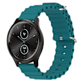 Miniatyrbild 1 av 4: För Garmin Garminmove Style 20mm Ocean Style Silikon Solid Color Watch Band DJQ Green