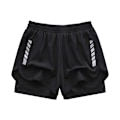 Miniatyrbilde 1 av 2: Simbyxor for menn Sport Double Layer Anti Awkwardness