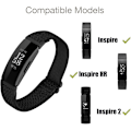 Miniatyrbillede 3 af 5: Elastiske nylonremme til Fitbit Inspire - 3-pak erstatningsremme