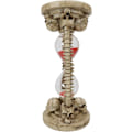 Miniatyrbillede 4 af 9: Ebros Gave Gotisk Alkymi Kirkegård 4 Kranier Med Skelet Rygsøjle Knogler Dekorative Sand Timer Figur Ossuarium Makaber Sandtimer Accent