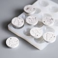 Miniatyrbillede 4 af 5: Tolv stjernetegns små cirkeltegn forme DIY aromaterapi tabletter