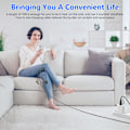 Miniatyrbild 6 av 7: 6-i-1 multiladdningskabel för Apple Watch-laddare, 10FT USB A/C snabbladdningskabel kompatibel med iWatch Ultra/SE/9/8/7/6/5/4/3 & iPhone