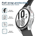 Miniatyrbillede 5 af 5: 4-pak blødt TPU-cover til Samsung Galaxy Watch 5/Galaxy Watch 4 40 mm