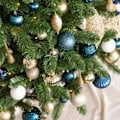Miniatyrbillede 5 af 5: Blå Julekugler 20stk 3,15-tommer Juletræ Dekoration Ornamenter til