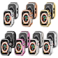 Pikkukuva 4 / 5: 7 kpl Bling-kotelo, yhteensopiva Apple Watch Series 10 (2024) 42 mm 46 mm -kellon kanssa, Glitter-strassi-timantti suojakotelo iWatch Series 10 Smart W -kellolle