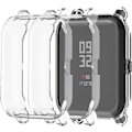 Miniatyrbild 1 av 5: (3-pack) Skärmskyddsfodral Kompatibla med Amazfit GTS 4 Mini/Bip U Pro/Bip S/Bip Lite/Bip 1S Klocka, Mjukt Färgat TPU Stötsäkert Skydd Slim Guard