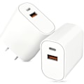 Miniatyrbild 1 av 5: [Apple Mfi-certifierad] iPhone Snabbladdare, 2Pack 20W Dual