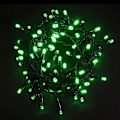 Miniatyrbillede 2 af 7: LED Grønne Julelys - Mini Grønne Lyskæde Stik i, 8 Tilstande Udendørs Grønne Julelys til Træ St. Patrick's Day Fest Sort