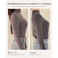 Miniatyrbillede 4 af 5: Kvindernes Langærmede Bodystocking Mock Turtleneck Toppe Shirts Termisk Undertøj
