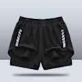 Miniatyrbilde 2 av 2: Simbyxor for menn Sport Double Layer Anti Awkwardness