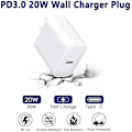Miniatyrbillede 4 af 5: iPhone Hurtigoplader [Apple Mfi-certificeret] 2-pak 20W Pd USB