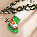 Miniatyrbillede 7 af 8: Sovende Sushi Jule Strømpe Jule Sok Holder Jule Strømpe Personlig Jule Ornament Candy Pouch Bag Tema Santa Schlafend