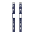 Miniatyrbillede 4 af 5: Til Fitbit Charge 3 Se Silikon One Body Armor Watch Band JEK Navy Blue