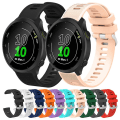 Miniatyrbillede 3 af 5: For Garmin Vivomove Luxe 20mm Silikone Twill Rem Red