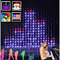 Miniatyrbilde 1 av 8: OnO Juledekorasjoner Led Gardinlys - 2022 Oppgradering - 6,6x6,6ft - 400 LED Twinkle Fairy String Light for Soverom - APP Fjernkontroll RGB