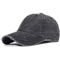 Miniatyrbillede 2 af 5: Vasket Ponytail Hatte Pony Hale Caps Distressed-Baseball til Kvinder