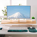 Miniatyrbild 6 av 7: Handledsstöd för musmatta, 2 i 1 tangentbords handledsstöd + ergonomisk musmatta, halkfritt handledsstöd för datortangentbord, gör skrivandet enkelt och lindrar