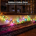 Miniatyrbilde 4 av 7: 65ft Lyslenke, 200 LED Lys Fargeskiftende Lyslenke Vanntett, 200+ Forhåndsinnstilte Scenemoduser, Smart App & Fjernkontroll for Innendørs Utendørs Jul