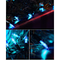 Miniatyrbilde 4 av 7: Batteridrevet julelyslenke med 50 LED-lys, 5 meter lyslenke for innendørs og utendørs juledekorasjon, bryllup, blå