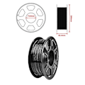 Pikkukuva 3 / 5: 3D-tulostin Filamentti, PETG Filamentti, 1,75 mm Filamentti 3D-tulostimelle 1 kg kela PETG Oranssi