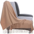 Miniatyrbilde 4 av 5: Pashmina-sjal og -omslag for kvinner - ensfargede skjerf