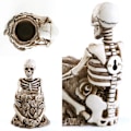 Miniatyrbillede 4 af 8: Kranium Nøgleholder Skelet Nøgleholder Makeup Penselholder Hjemmekontor Skrivebordsartikler Organizer Tilbehør Design-1 Design-1