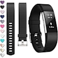 Miniatyrbilde 3 av 5: For fitbit Charge 2-reimer - Justerbare sportsarmbånd for kvinner/menn, små/store (2-pakning)