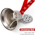 Miniatyrbild 3 av 7: Spindelväv Spöklika spindlar Silverklocka Prydnad Julgransklockor med rött snöre Metall Xmas Hängande dekorationer för semesterfest  Vingklocka
