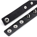 Miniatyrbillede 4 af 5: Vintage Punk Goth Studded Rivet Pu Læder Halskæde Choker